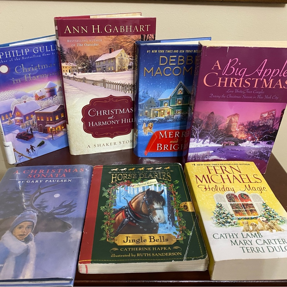 Collection of Christmas Themed Books. Get in the Christmas spirit!!